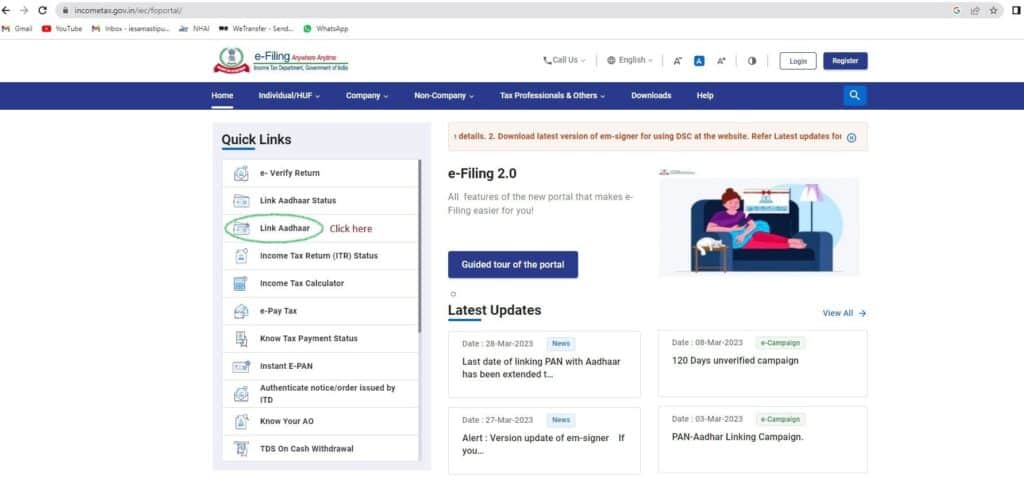 How to Link Aadhar Number with PAN Number Online How to Link PAN and Aadhar Card Online Whar are the Last date to Link Aadhar and PAN Numbers Step by Step guide on how to link Aadhar with PAN Online before due date or last date